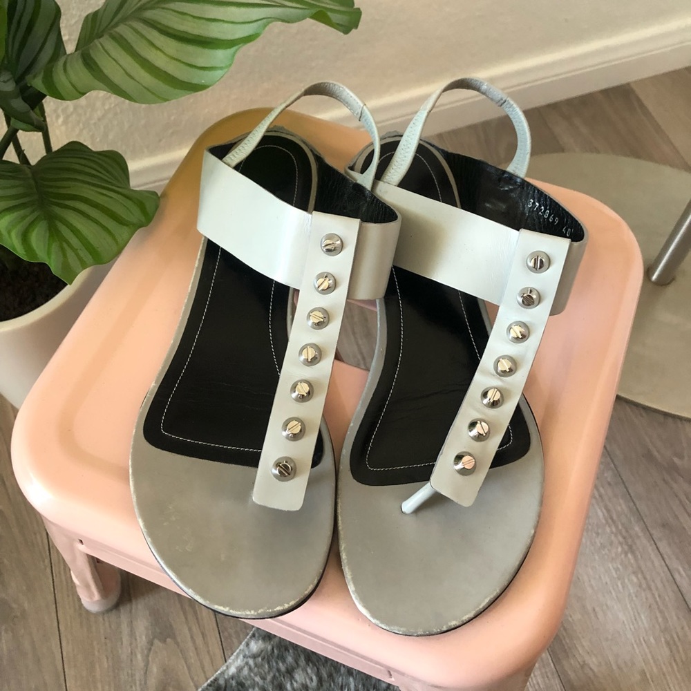 Balenciaga Studded Leather Sandals
